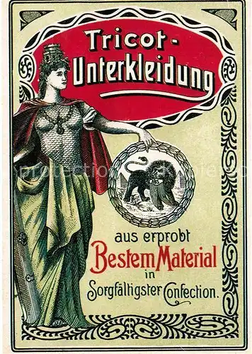 AK / Ansichtskarte Werbung Reklame Reklame Einleger Fa. Conzelmann und Blitzer Trikotweberei 1905 Tailfingen  Kat. Werbung