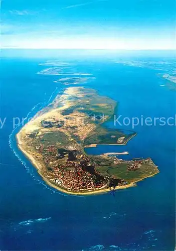 AK / Ansichtskarte Norderney Nordseebad Fliegeraufnahme Insel Baltrum Langeoog Spiekeroog  Kat. Norderney