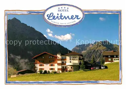 AK / Ansichtskarte Mittelberg Vorarlberg Hotel Leitner Kat. Mittelberg