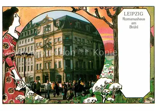 AK / Ansichtskarte Leipzig Romanushaus am Bruehl Kat. Leipzig