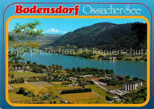 AK / Ansichtskarte Bodensdorf Steindorf Fliegeraufnahme Blick von Gerlitzen Alpenstrasse Kat. Steindorf am Ossiacher See Kaernten