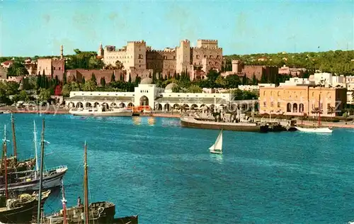 AK / Ansichtskarte Rhodos Rhodes aegaeis Hafen Kat. 