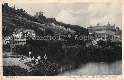 AK / Ansichtskarte Wuerzburg Festung Kaeppele Insel Kat. Wuerzburg