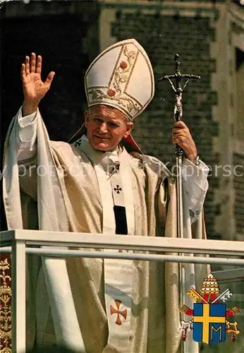 AK / Ansichtskarte Papst Papa Giovanni Paolo II. Kat. Religion