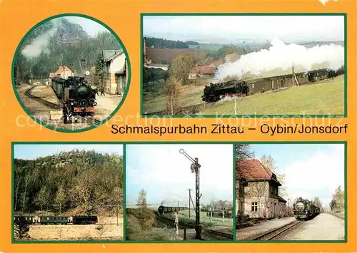 AK / Ansichtskarte Lokomotive Schmalspurbahn Zittau Oybin Jonsdorf  Kat. Eisenbahn