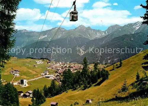 AK / Ansichtskarte Seilbahn Serfaus Tirol  Kat. Bahnen