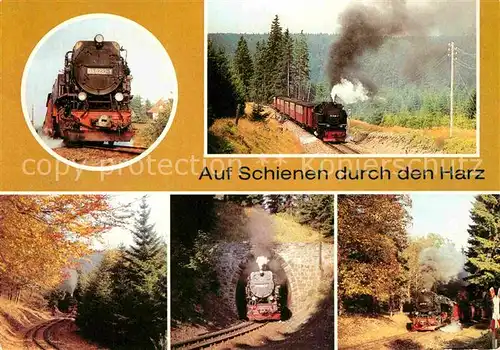 AK / Ansichtskarte Lokomotive Harzquerbahn  Kat. Eisenbahn