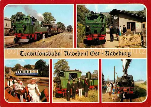 AK / Ansichtskarte Lokomotive Traditionsbahn Radebeul Ost Radeburg  Kat. Eisenbahn