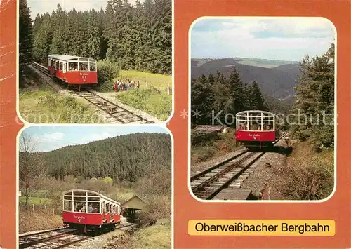 AK / Ansichtskarte Zahnradbahn Oberweissbacher Bergbahn  Kat. Bergbahn