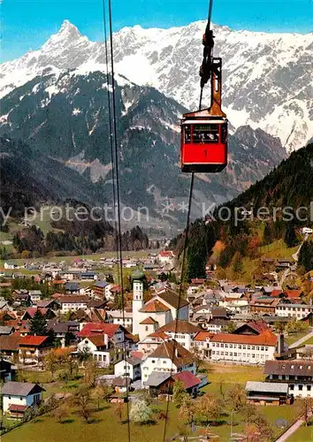 AK / Ansichtskarte Seilbahn Montafoner Hochjochbahn Schruns Zimba Vandanser Wand  Kat. Bahnen