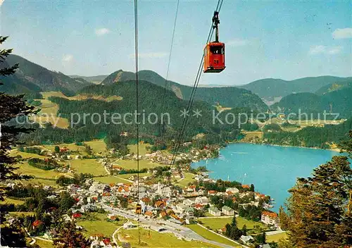 AK / Ansichtskarte Seilbahn Zwoelfer Horn St. Gilgen Wolfgangsee  Kat. Bahnen