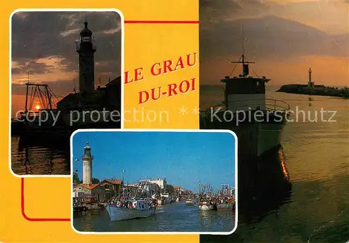 AK / Ansichtskarte Leuchtturm Lighthouse Port de Peche Grau du Roi  Kat. Gebaeude
