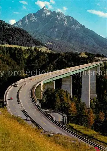 AK / Ansichtskarte Autobahn Europabruecke Brennerautobahn Serles  Kat. Autos