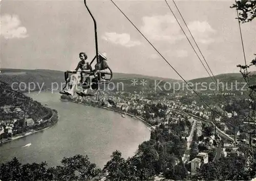 AK / Ansichtskarte Sessellift Boppard am Rhein  Kat. Bahnen