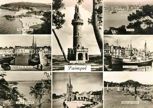 AK / Ansichtskarte Paimpol Hafen Strand Leuchtturm Kat. Paimpol