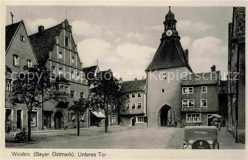 AK / Ansichtskarte Weiden Oberpfalz Unteres Tor  Kat. Weiden i.d.OPf.