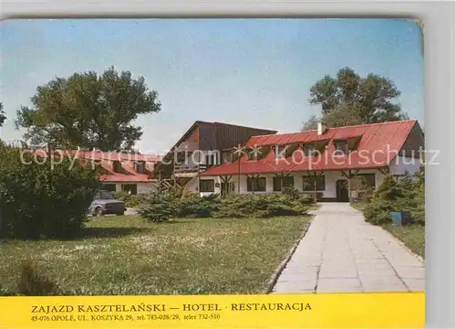 AK / Ansichtskarte Opole Oberschlesien Zajazd Kasztelanski Hotel Restaurant Kat. Oppeln Oberschlesien