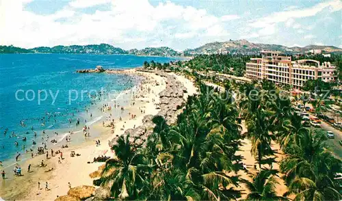 AK / Ansichtskarte Acapulco Playa Hornos y Hotel Papagayo Kat. Acapulco