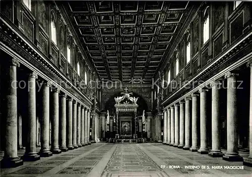 AK / Ansichtskarte Roma Rom Interno di Santa Maria Maggiore Kat. 