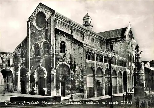 AK / Ansichtskarte Bitonto Cattedrale costruito nei secoli XI   XII Monumento Nazionale