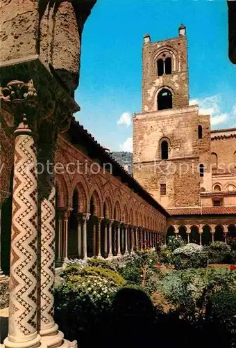 AK / Ansichtskarte Monreale Interno del Chiostro Kreuzgang Kloster Kat. Italien