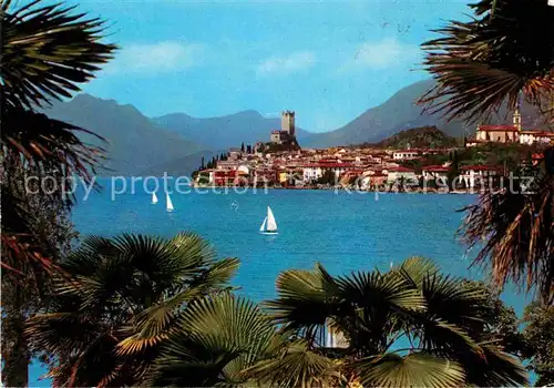 AK / Ansichtskarte Malcesine Lago di Garda Panorama Gardasee Kat. Malcesine