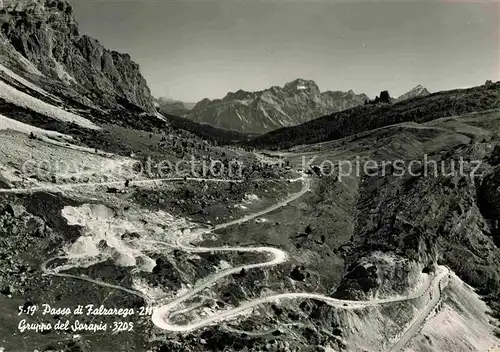 AK / Ansichtskarte Andraz Italien Passo di Falzarego Gruppo del Sorapis Gebirgspass Dolomiten