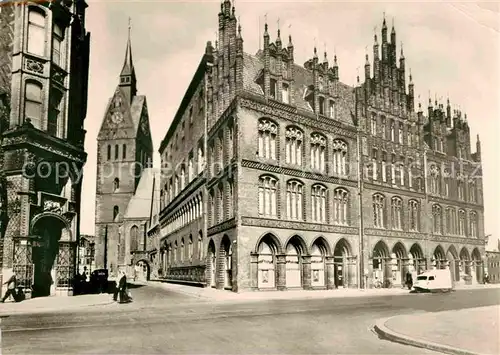 AK / Ansichtskarte Hannover Marktkirche Altes Rathaus Kat. Hannover