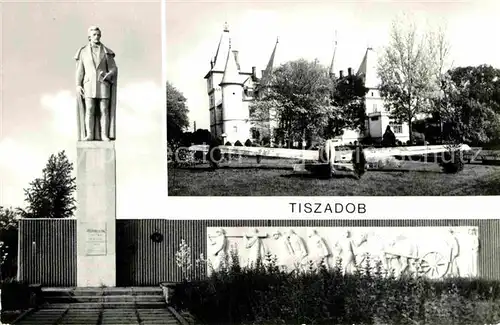 AK / Ansichtskarte Ungarn Tiszadob Denkmal Kirche