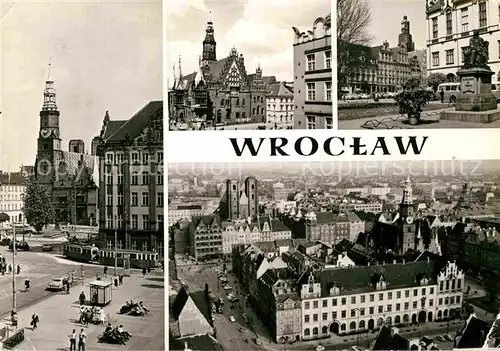 AK / Ansichtskarte Wroclaw Panorama Rynek Kat. Wroclaw Breslau
