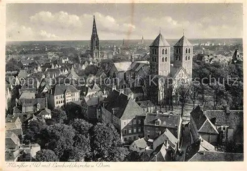 AK / Ansichtskarte Muenster Westfalen Lambertikirche Dom Kat. Muenster