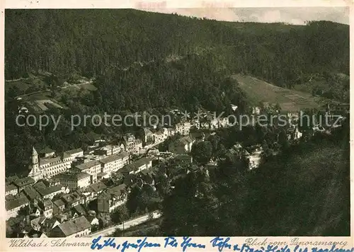 AK / Ansichtskarte Wildbad Schwarzwald Panorama Kat. Bad Wildbad