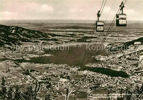 AK / Ansichtskarte Rottach Egern Tegernsee Wallbergbahn Panorama