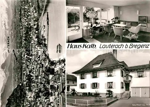 AK / Ansichtskarte Lauterach Vorarlberg Haus Kalb Panorama Kat. Lauterach