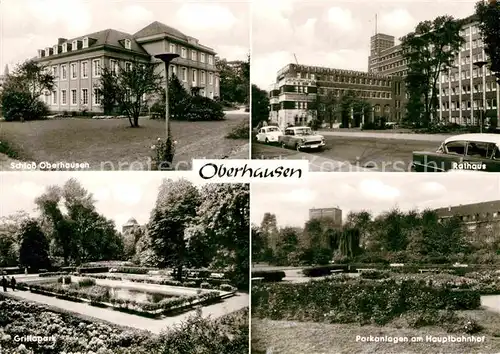 AK / Ansichtskarte Oberhausen Schloss Rathaus Grillopark  Kat. Oberhausen