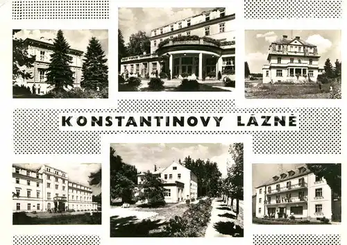 AK / Ansichtskarte Konstantinovy Lazne Stadtansichten Kat. Konstantinsbad
