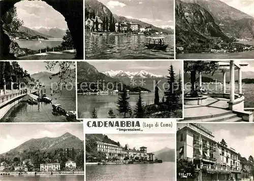 AK / Ansichtskarte Cadenabbia Lago di Como Panoramen Kat. Griante