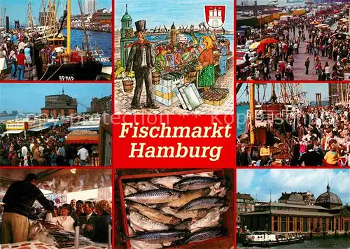 AK / Ansichtskarte Altona Hamburg Fischmarkt  Kat. Hamburg