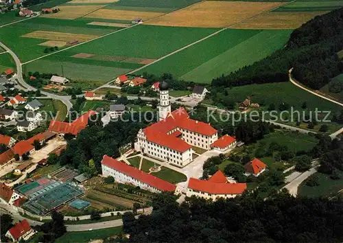 AK / Ansichtskarte Moenchsdeggingen Kloster Mariannhiller Missionare Fliegeraufnahme Kat. Moenchsdeggingen