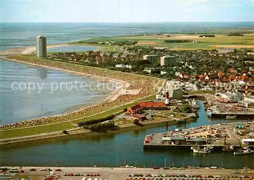 AK / Ansichtskarte Buesum Nordseebad Fliegeraufnahme Kat. Buesum