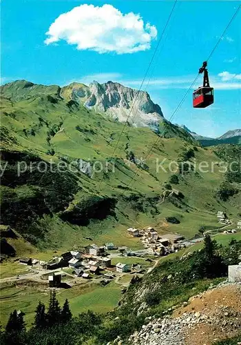 AK / Ansichtskarte Seilbahn Trittkopf Zuers am Arlberg  Kat. Bahnen
