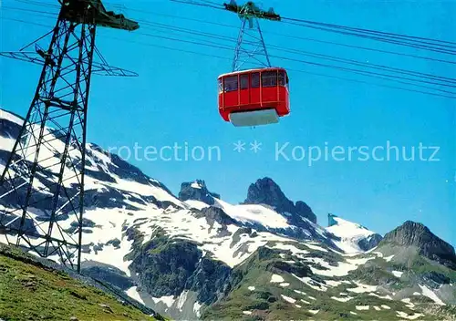 AK / Ansichtskarte Seilbahn Truebsee Stand Klein Titlis Engelberg  Kat. Bahnen