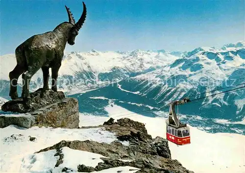 AK / Ansichtskarte Seilbahn St. Moritz Piz Nair  Kat. Bahnen