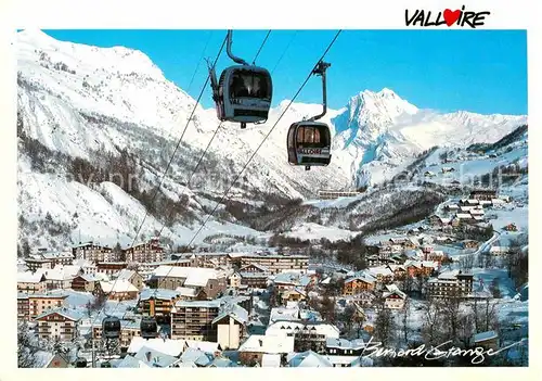 AK / Ansichtskarte Seilbahn Setaz Valloire Peron des Encombres  Kat. Bahnen