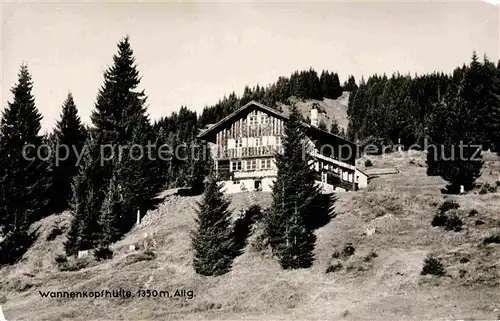 AK / Ansichtskarte Fischen Allgaeu Wannenkopfhuette Kat. Fischen i.Allgaeu