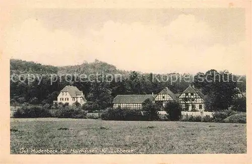 AK / Ansichtskarte Holzhausen Luebbecke Gut Hudenbeck Kat. Preussisch Oldendorf