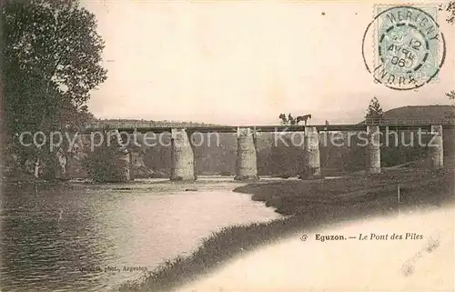 AK / Ansichtskarte Eguzon Chantome Le Pont des Piles Kat. Eguzon Chantome