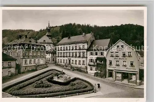 AK / Ansichtskarte Bad Berneck Marktplatz Kat. Bad Berneck Fichtelgebirge