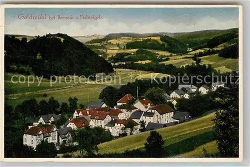 AK / Ansichtskarte Goldmuehl Fichtelgebirge Panorama Kat. Bad Berneck i.Fichtelgeb.
