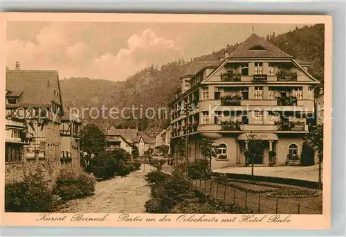 AK / Ansichtskarte Bad Berneck Oelschnitz Hotel Bube  Kat. Bad Berneck Fichtelgebirge